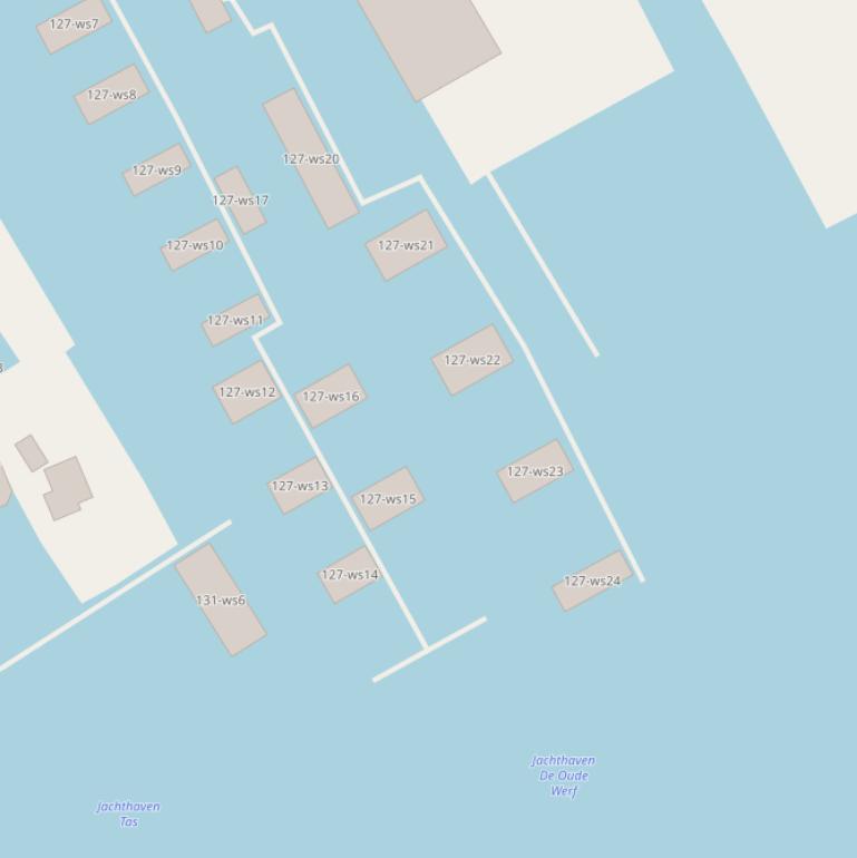 Kaart van  Jachthaven De Oude Werf.