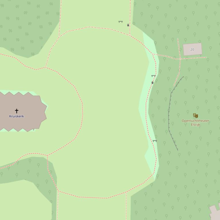 Kaart van het Jan van Hulstpark.