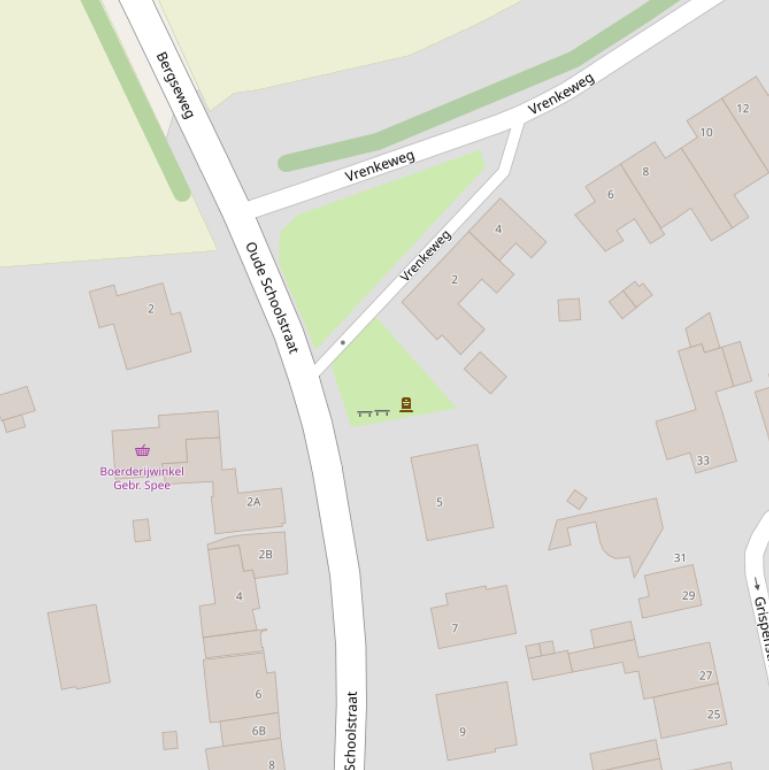 Kaart van het Juup Geraedtsplantsoen.