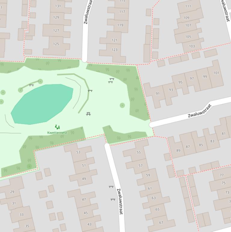 Kaart van  Kwetternest.