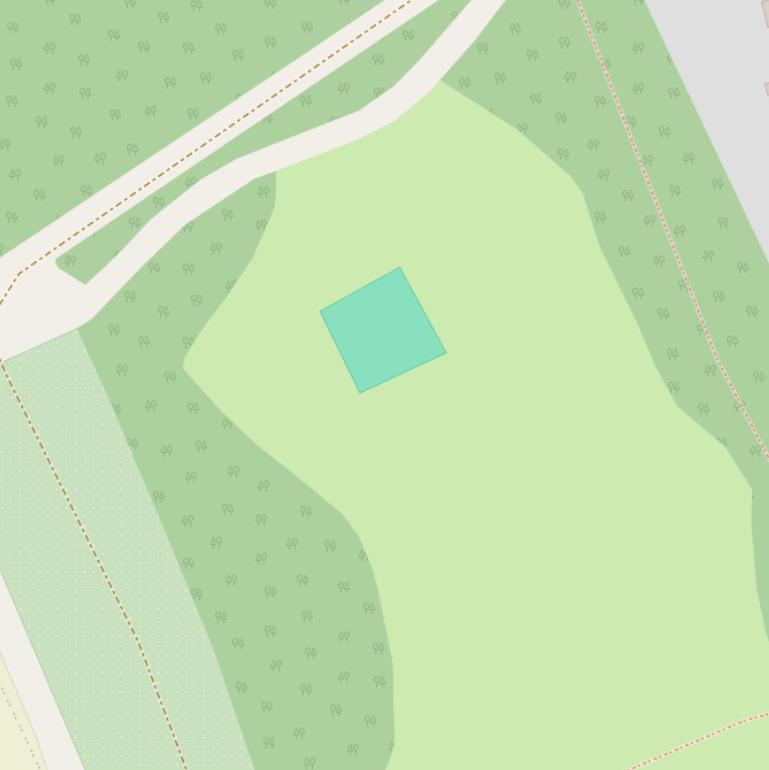 Kaart van de Lantermansweide.