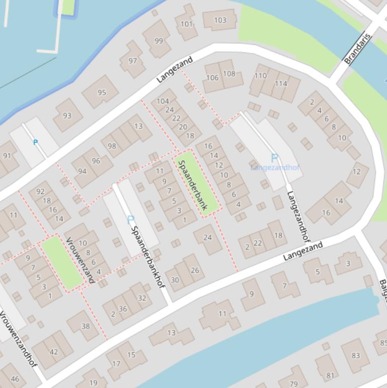 Kaart van  Noordereiland.