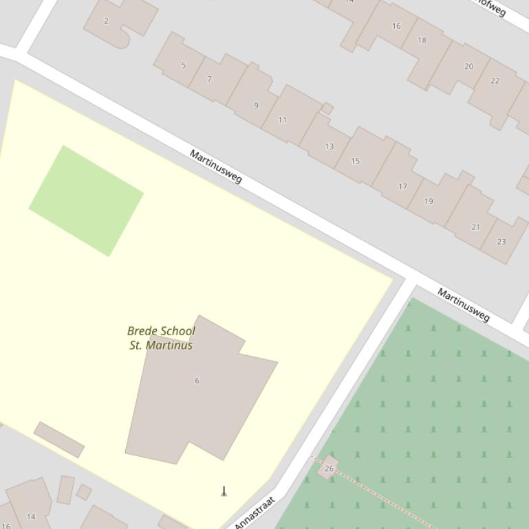 Kaart van  Oud-Zevenaar.