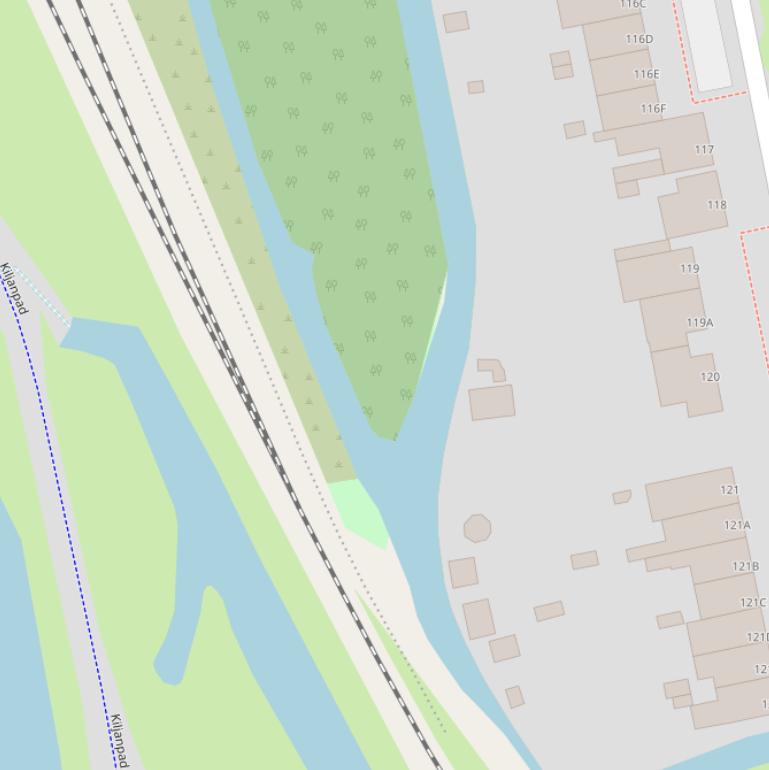 Kaart van  Park de Ruigte.