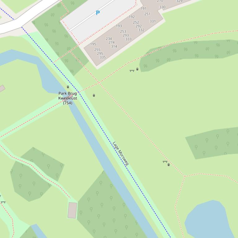 Kaart van  Park Kweeklust.