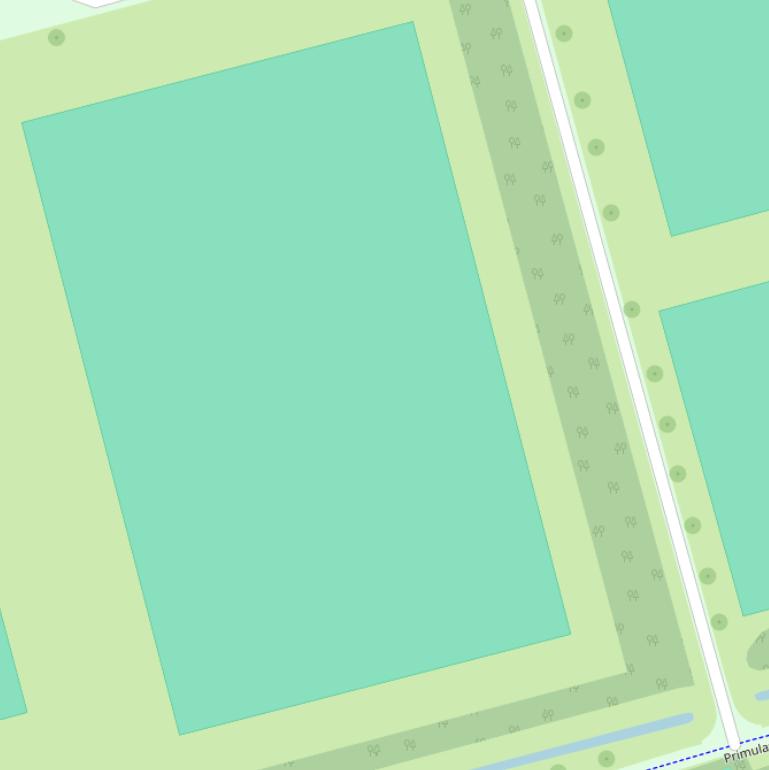 Kaart van  Sportpark De Marslanden.