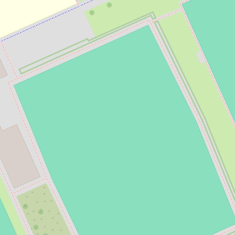 Kaart van  Sportpark De Verbinding.