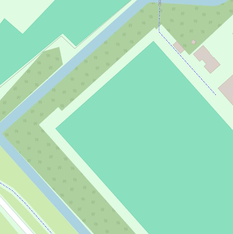 Kaart van  Sportpark Loosdrecht.