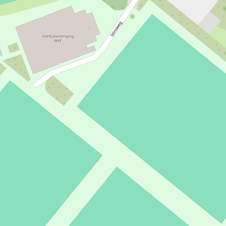 Kaart van  Sportpark Westenholte.
