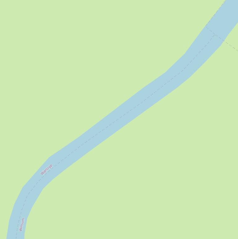 Kaart van  Baaiumer Opfeart.