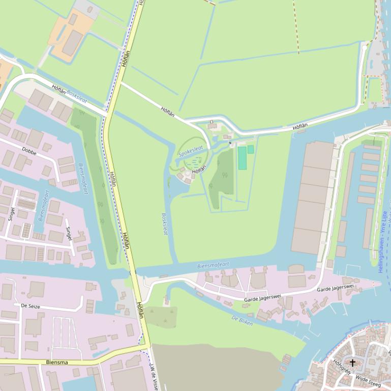 Kaart van  Biensmafeart.