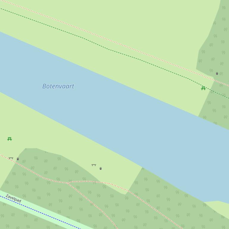 Kaart van  Botenvaart.