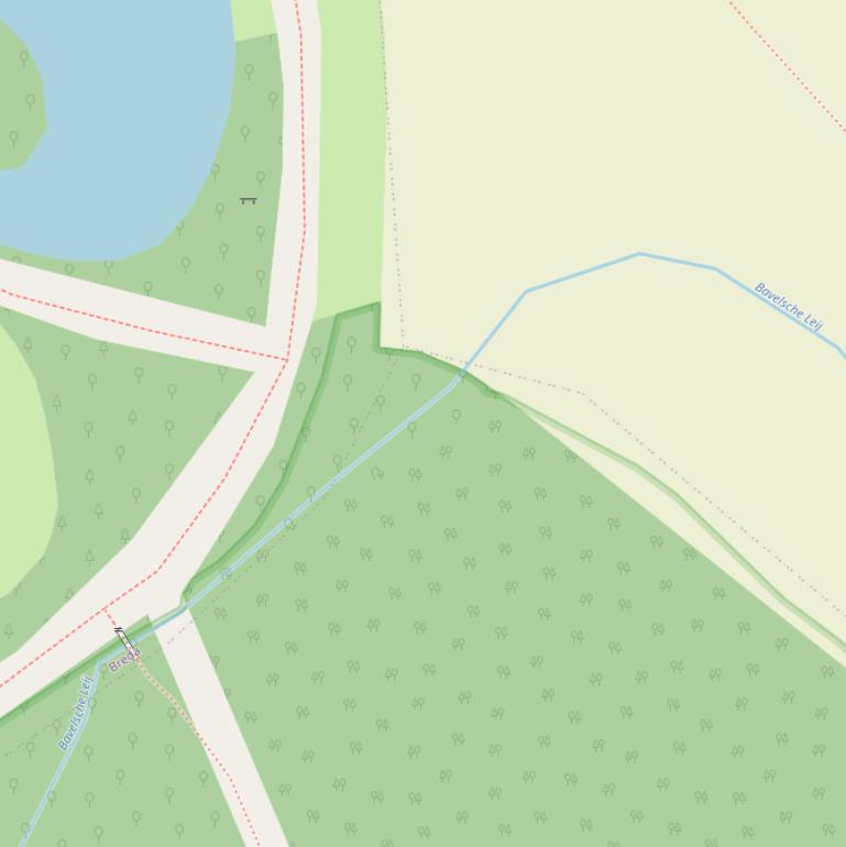 Kaart van  Broekloop.