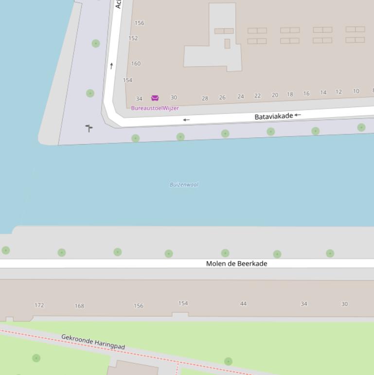 Kaart van  Buizenwaal.