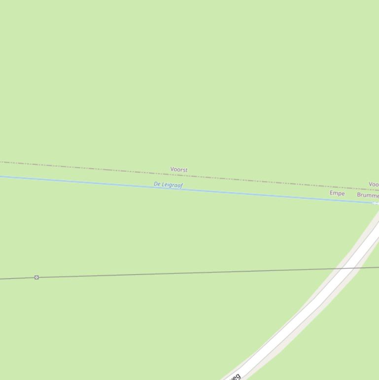 Kaart van  De Leigraaf.