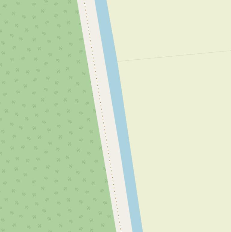 Kaart van  Defensiekanaal.