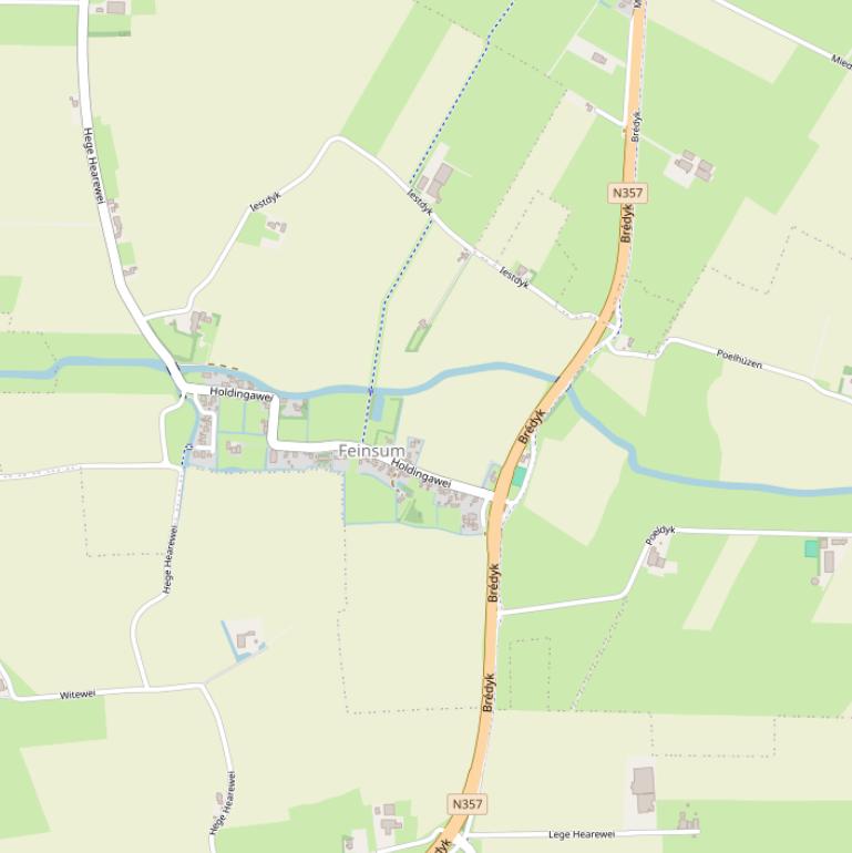 Kaart van  Feinsumer Feart.