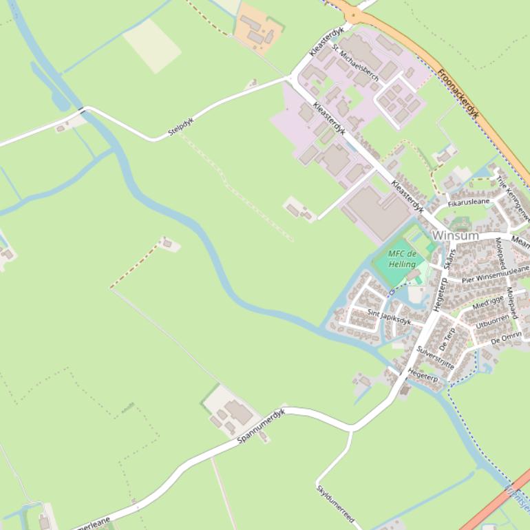 Kaart van  Frjentsjerter Feart.