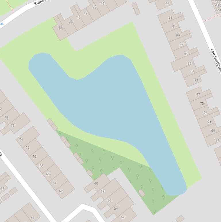 Kaart van  Ganzenvijver-Zuid.