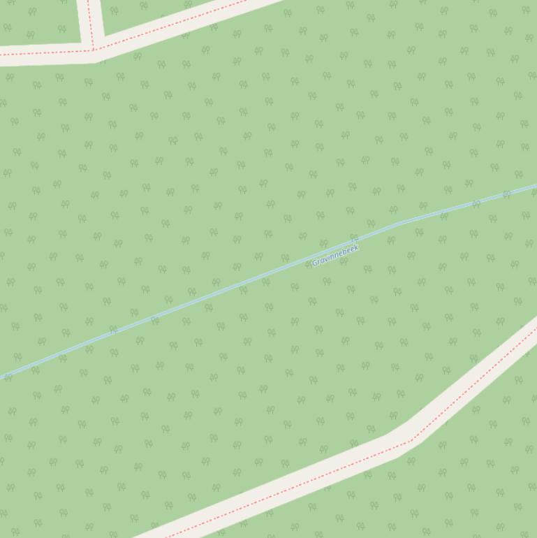 Kaart van  Gravinnebeek.