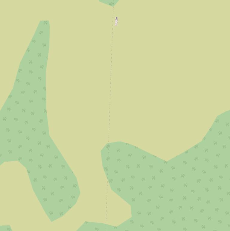 Kaart van  Groote Meer.