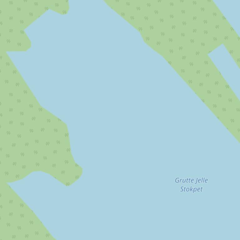 Kaart van  Grutte Jelle Stokpet.