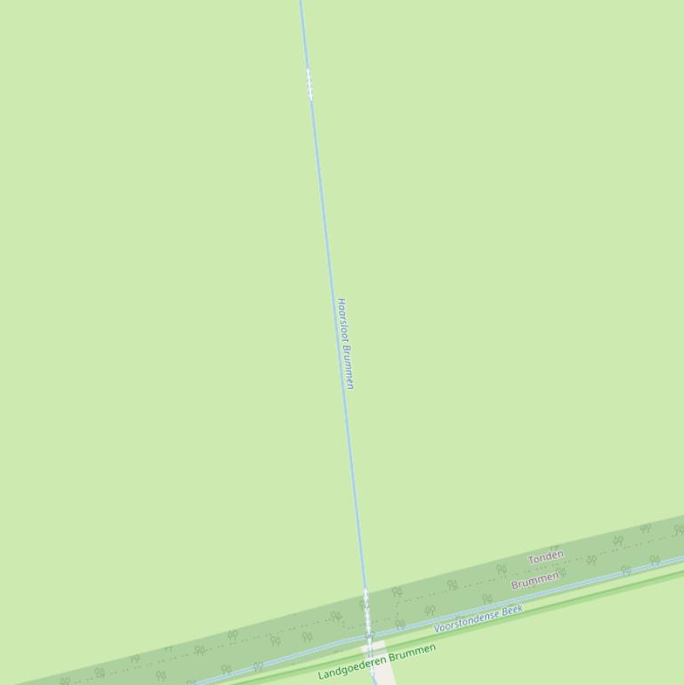 Kaart van  Haarsloot Brummen.