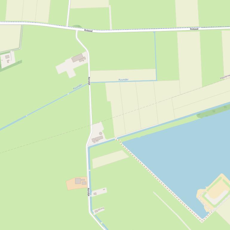 Kaart van  Haulerdiep.