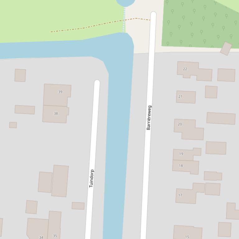 Kaart van  Hoofdwijk III.