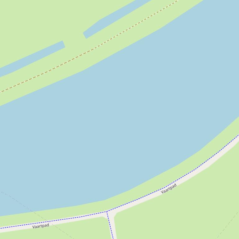 Kaart van  Hoogeveensche Vaart.