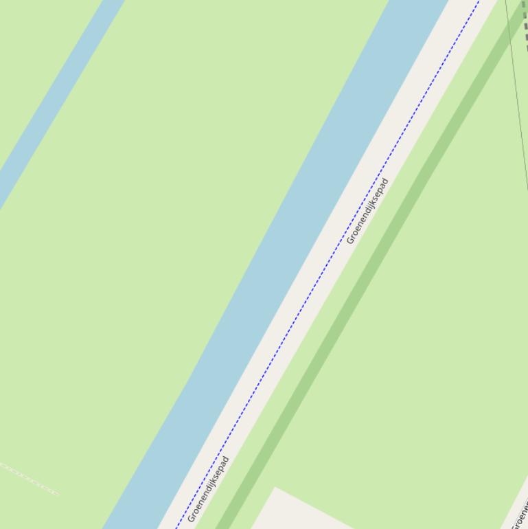 Kaart van  Hoogeveensche Vaart.