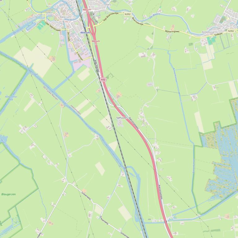 Kaart van  It Brêgegat.