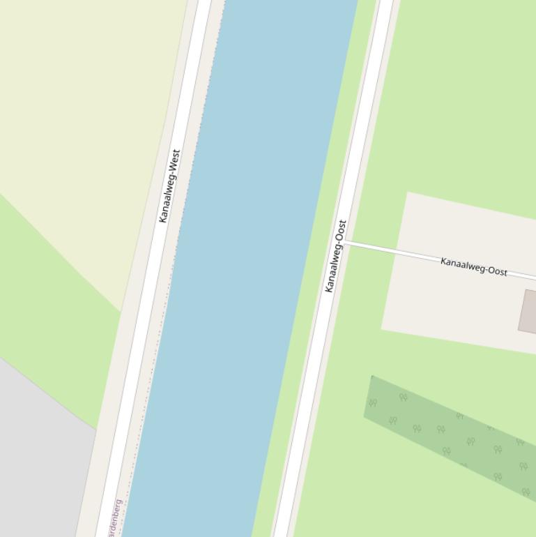 Kaart van  Kanaal Almelo - De Haandrik.