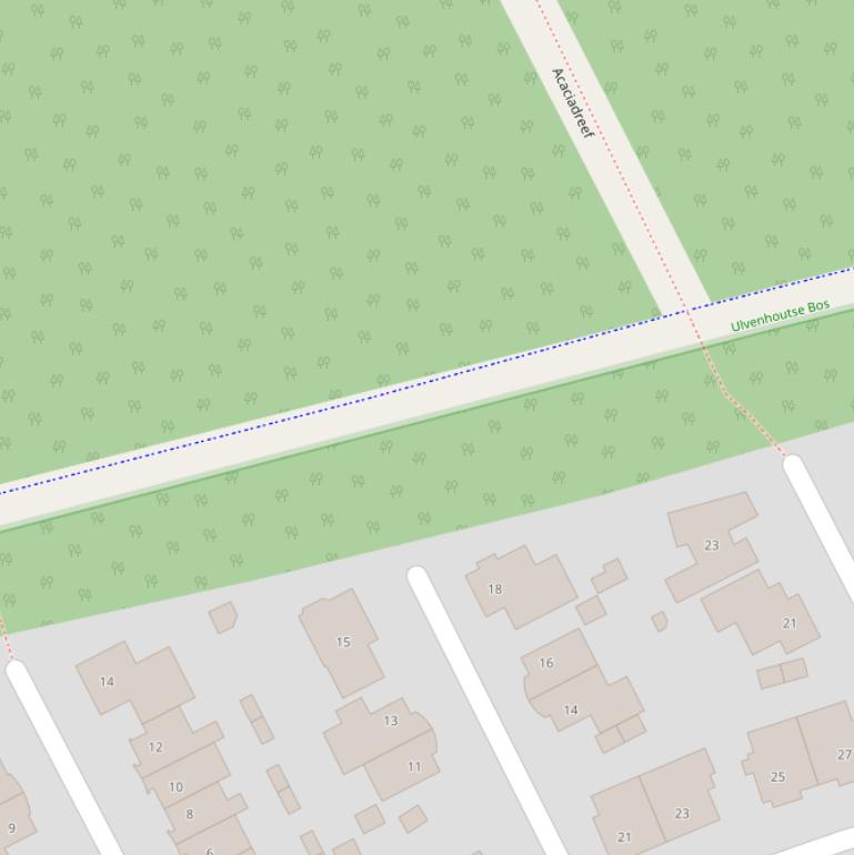 Kaart van  Kerkdreefloop.