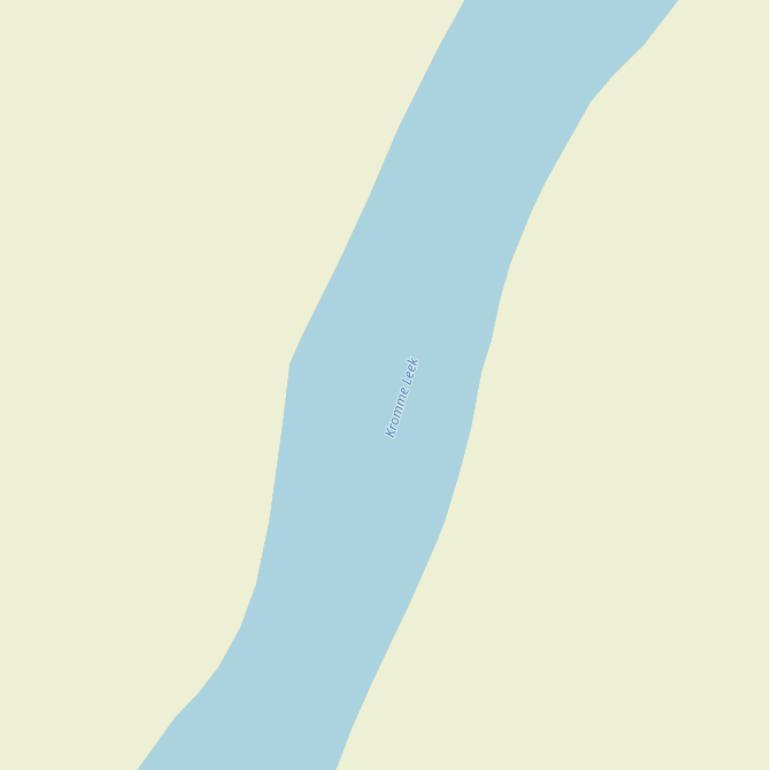 Kaart van  Kromme Leek.