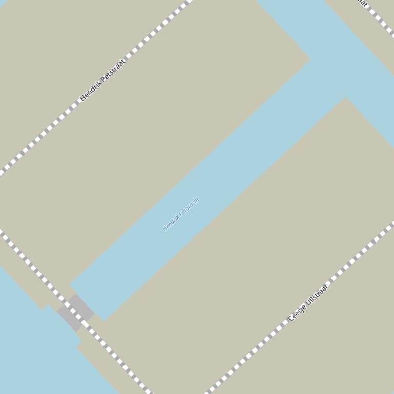 Kaart van de Lelygracht.