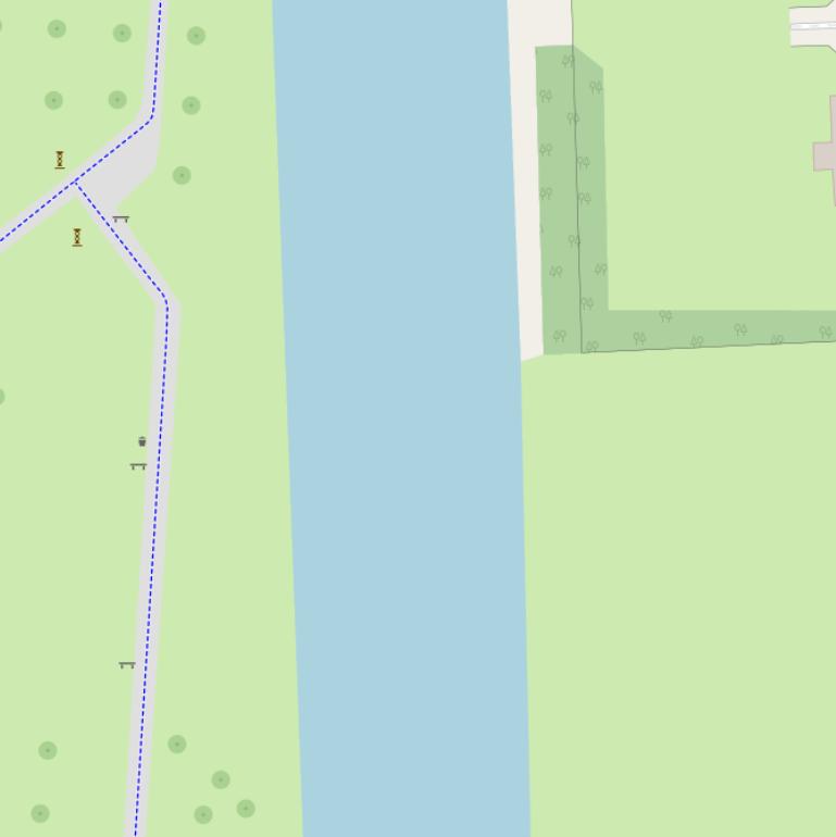 Kaart van  Lemstervaart.