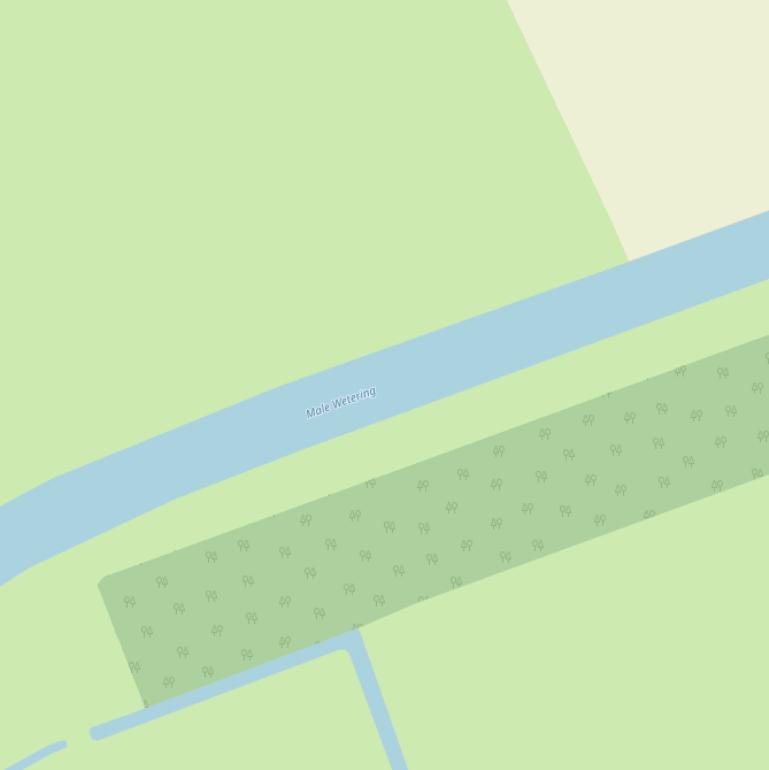 Kaart van  Malewetering.