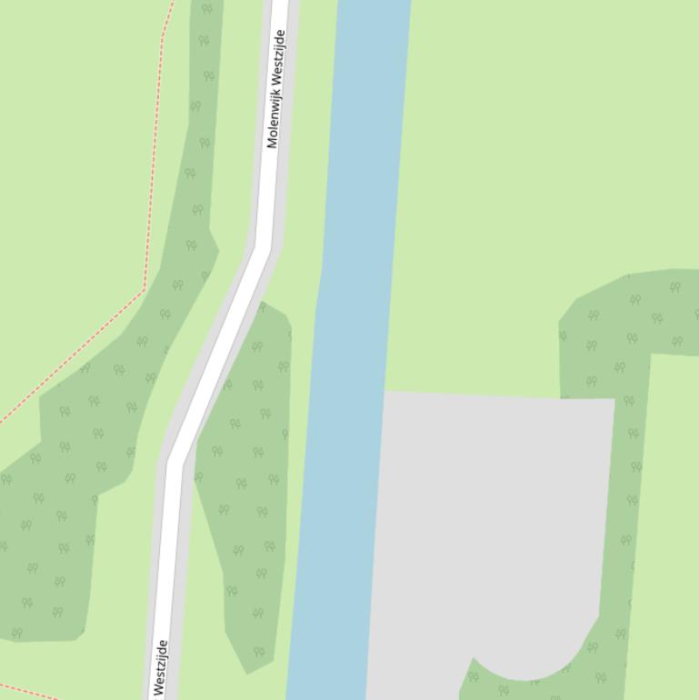 Kaart van  Molenwijk.