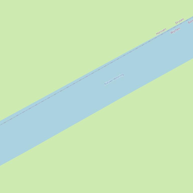 Kaart van  Nieuwe wetering.