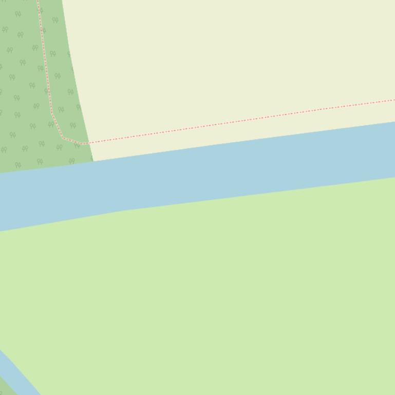 Kaart van  Nieuwe wetering.