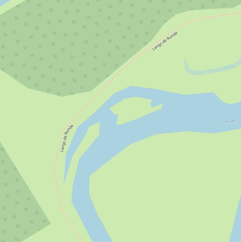 Kaart van  Runde.