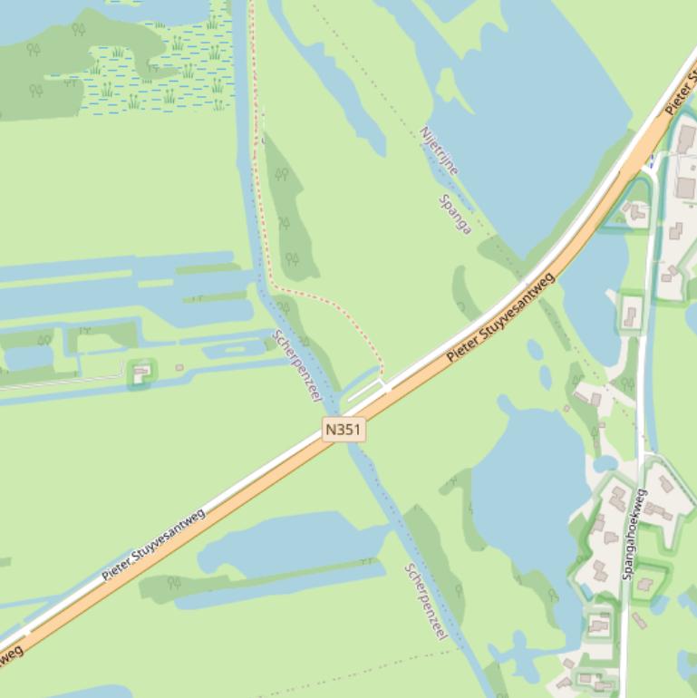 Kaart van  Scheene De.