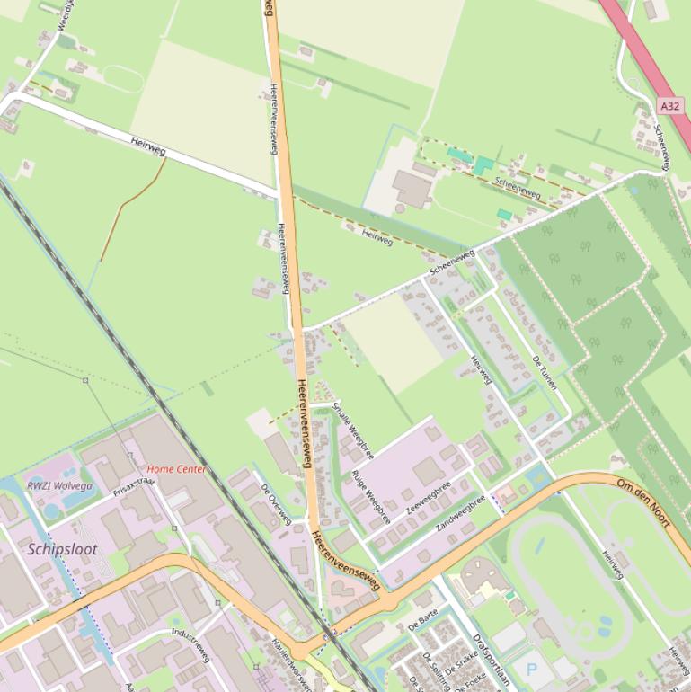 Kaart van  Scheene De.