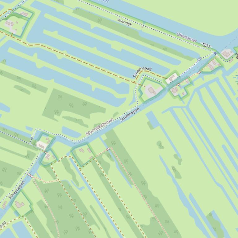 Kaart van  Scheene De.