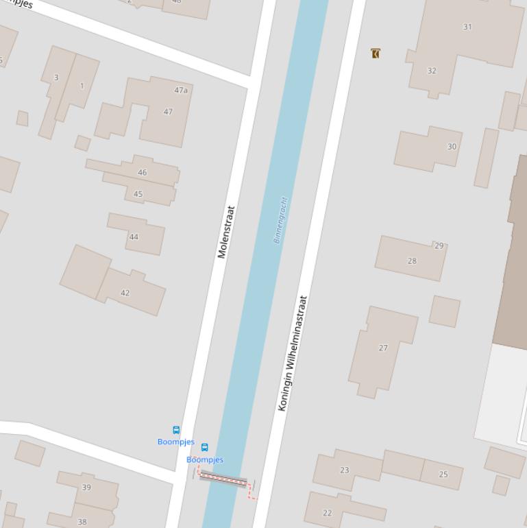 Kaart van  Spakenburgergracht (Binnengracht).