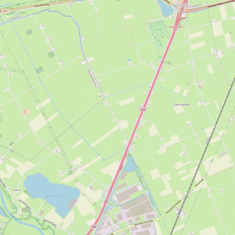 Kaart van  Steenwetering.