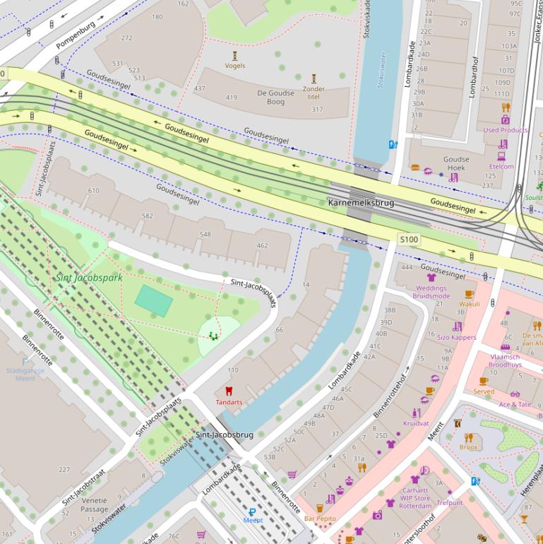 Kaart van  Stokviswater.