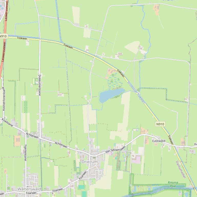 Kaart van  Strobosser Trekfeart.