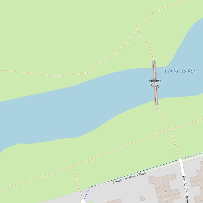 Kaart van  ’t Nilants Ven.
